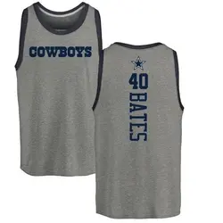 Bill Bates Dallas Cowboys Youth by Backer Tri-Blend Tank Top - Ash