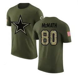 Racey McMath Dallas Cowboys Youth Legend Olive Salute to Service T-Shirt